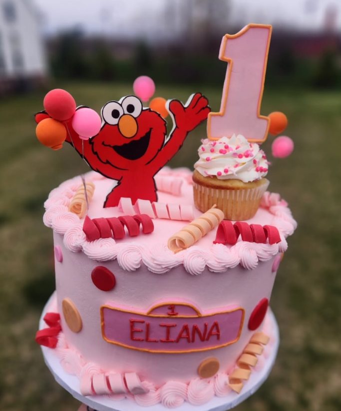 Elmo Themed custom cake by Navesink Bakery