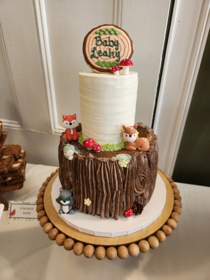 Custom baby shower cake