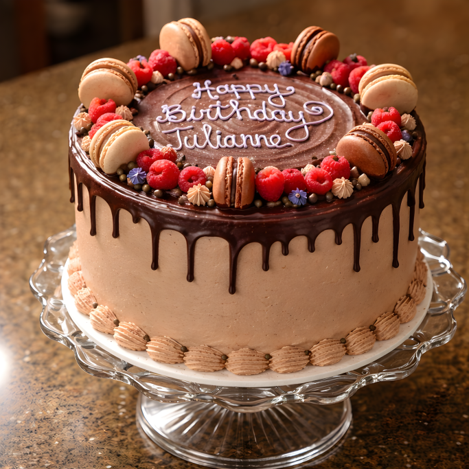 Custom birthday cake by Navesink Bakery