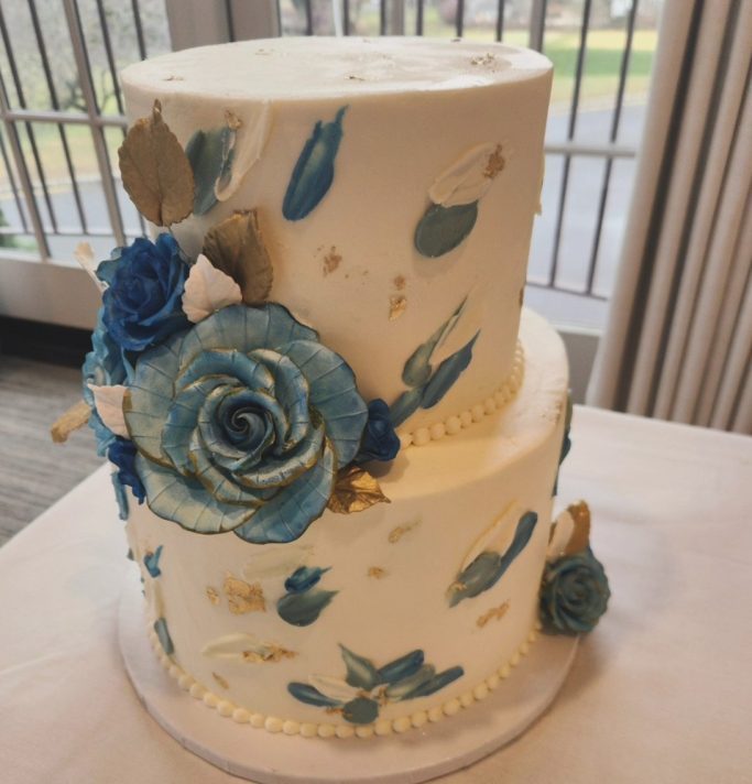 Custom Wedding Cake by Navesink Bakery